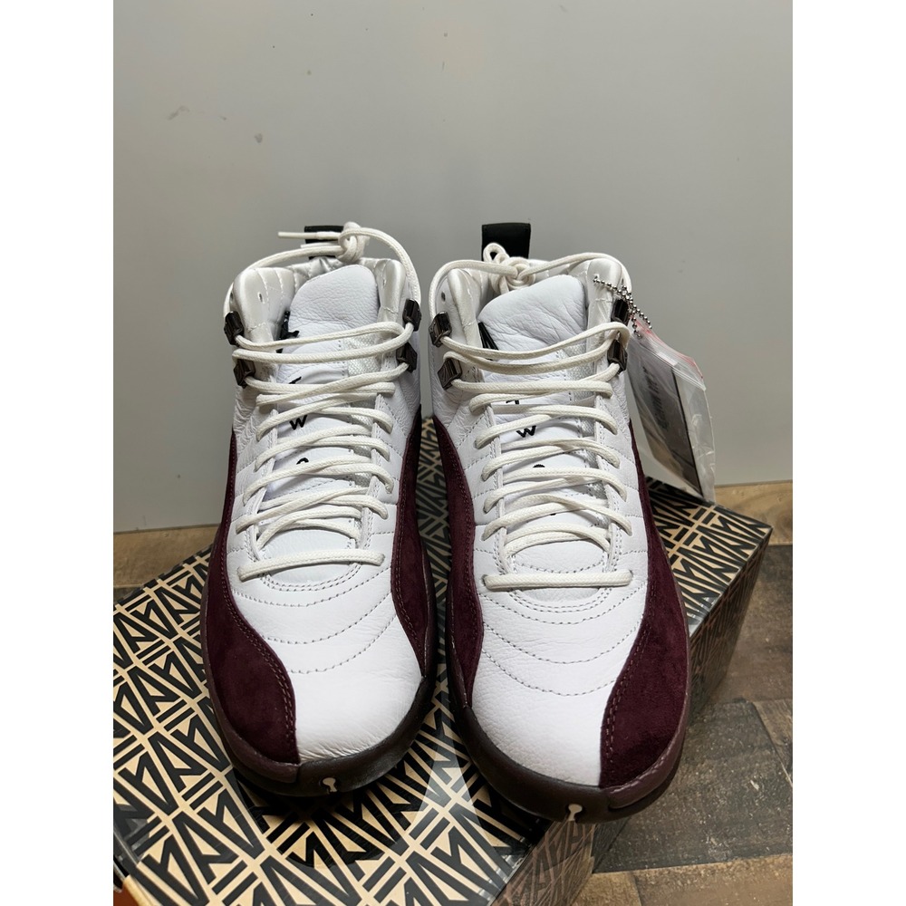 Jordan 12 Retro SP A Ma Maniére Burgundy Crush White DV0702 110 Women 8.5 Men 7 - Picture 4 of 13